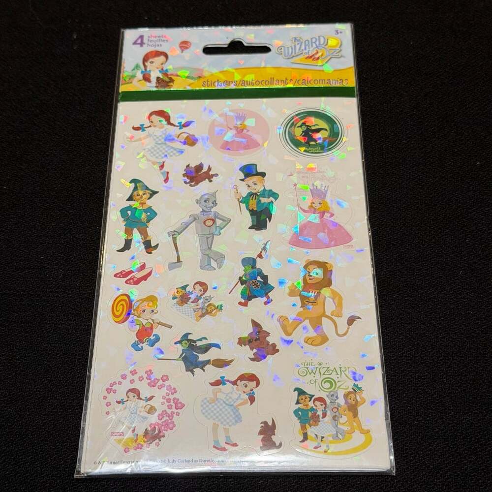 SandyLion The Wizard of Oz Holographic Foil Stickers Sheet Pack